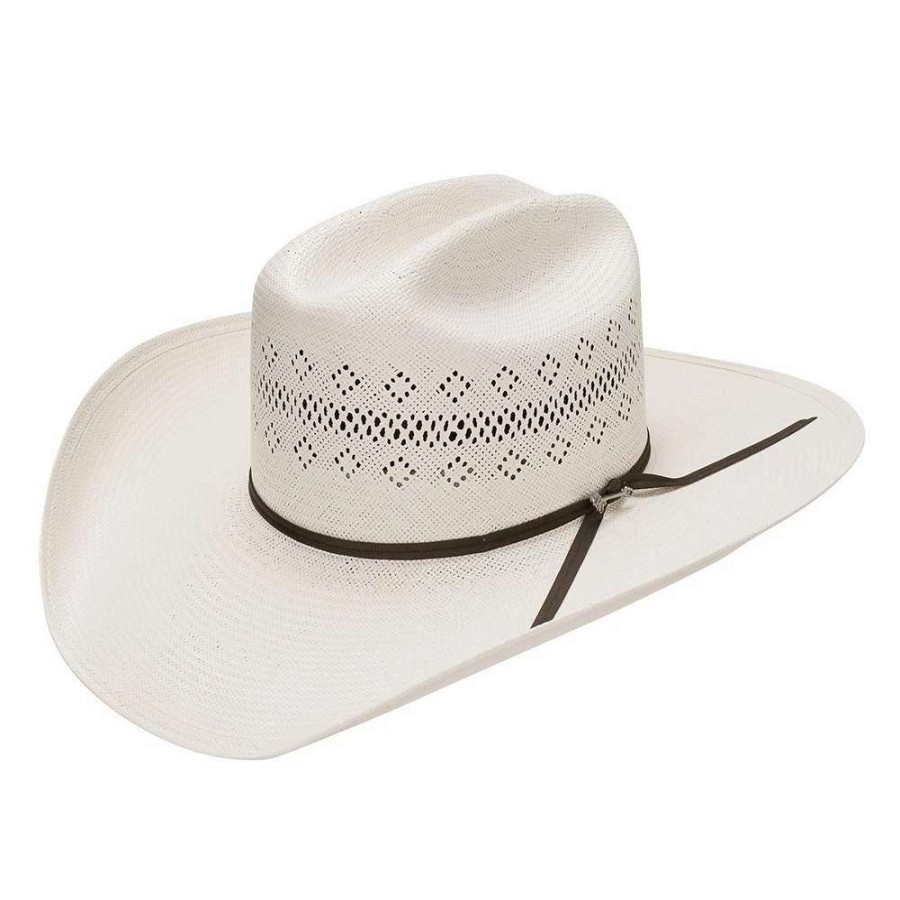 Straw Cowboy Hats * | Stetson Hats 10X Baker 4 1/4In. Brim Precreased Straw Cowboy Hat