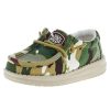 Boots * | Heydude Toddler Hey Dude Wally Ripstop Camo Casual Shoe