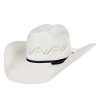 Straw Cowboy Hats * | American Hats Ahc 7420 2 Cord Black Band 4 1/4In. Brim Straw Cowboy Hat