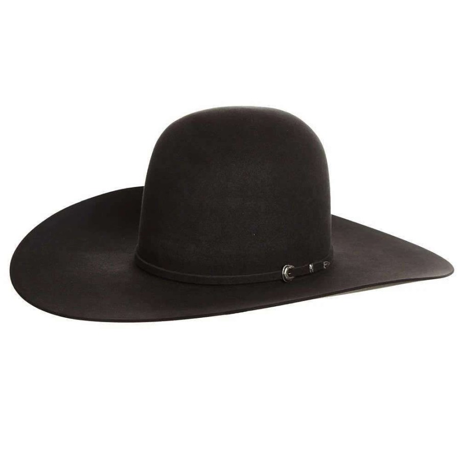 Felt Cowboy Hats * | Rodeo King 7X Charcoal 5In. Brim Open Crown Felt Cowboy Hat