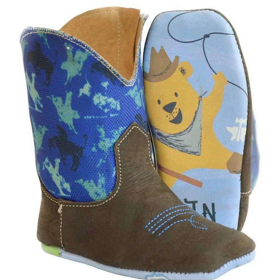 Boots * | Tin Haul Footwear Infant Rough Stock Cowboy Boot