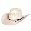 Straw Cowboy Hats * | American Hats American Ivory 4 1/4In. Brim Open Crown