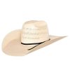 Straw Cowboy Hats * | American Hats Triple Fancy Vented Ivory 5In. Brim Straw Hat