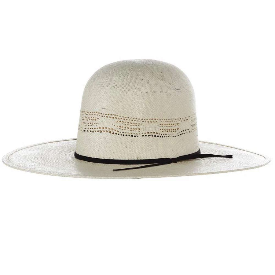 Straw Cowboy Hats * | Rodeo King Bangora Hd Ivory Burlap Open Crown 4 1/2In. Brim Straw Cowboy Hat