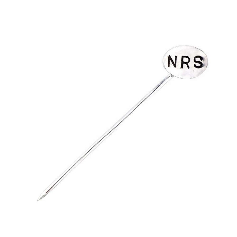 Hat Care & Accessories * | T5 Silver Nrs Single Sided Toothpick And Hat Accessory