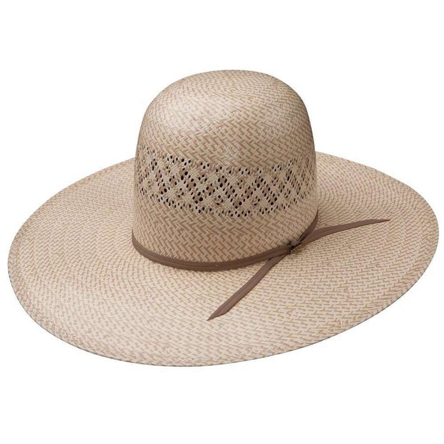 Straw Cowboy Hats * | Resistol 20X Twin V 5In. Brim Open Crown Straw Cowboy Hat