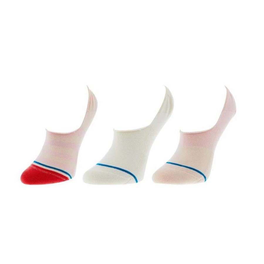 Boots * | Stance Women'S Absolute 3 Pck Peach No Show Socks