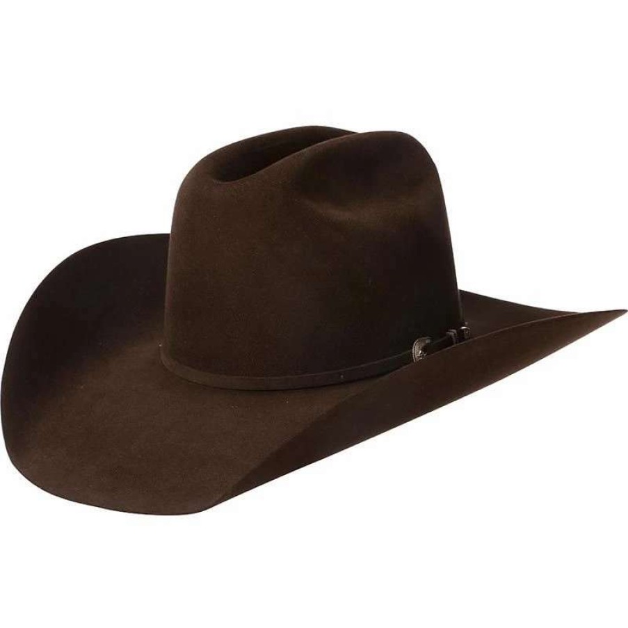 Felt Cowboy Hats * | American Hats American 200X Chocolate 4-1/4In. Brim Open Crown Felt Cowboy Hat