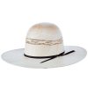 Kids' Cowboy Hats * | Mf Western Products Youth Twister Ivory And Tan Bangora Straw Hat