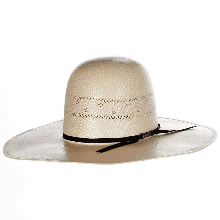 Straw Cowboy Hats * | American Hats Ahc Ivory 7210 4 1/2In. Brim Open Crown Straw Cowboy Hat