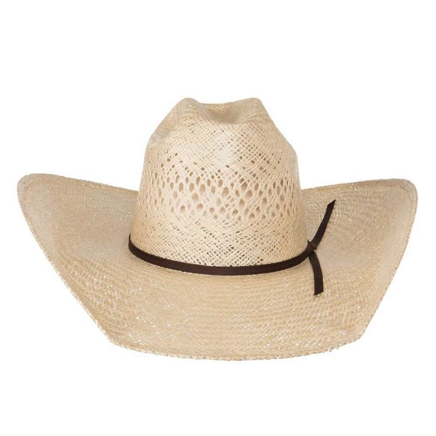 Straw Cowboy Hats * | Rodeo King Jute 5In Brim Natural Cowboy Hat