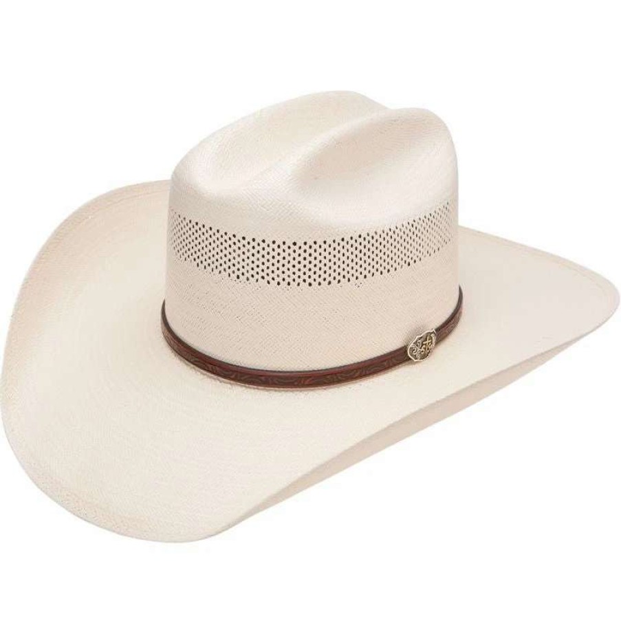 Straw Cowboy Hats * | Resistol Resistol 10X Cross Tie Stran Smith Straw Cowboy Hat