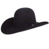 Felt Cowboy Hats * | American Hats Ahc 10X Midnight Blue Self Band 4 1/4In. Brim Round Oval Open Crown Felt Cowboy Hat