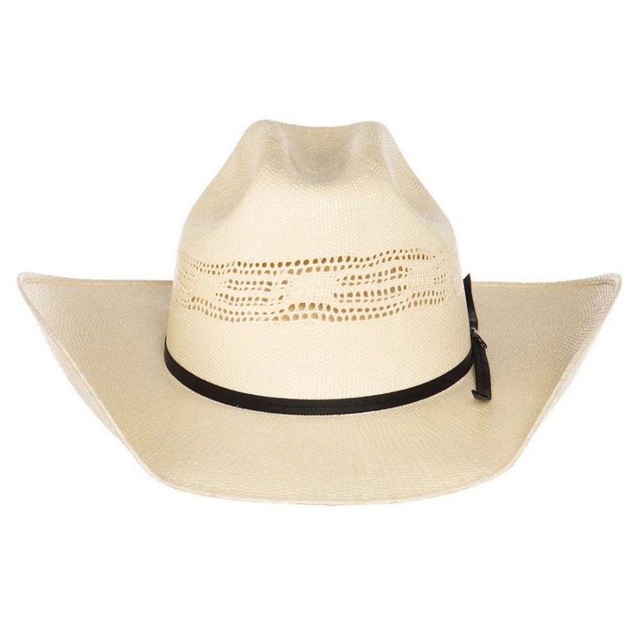 Kids' Cowboy Hats * | Mf Western Products Youth Twister Bangora Cattlemans Precreased Straw Cowboy Hat