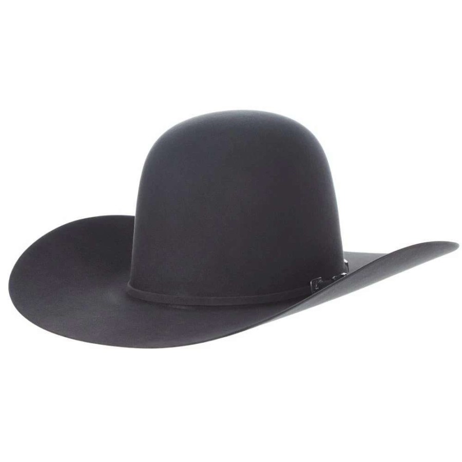 Felt Cowboy Hats * | American Hats Ahc 100X Steel Self Band 4 1/4In. Brim Open Crown Felt Cowboy Hat