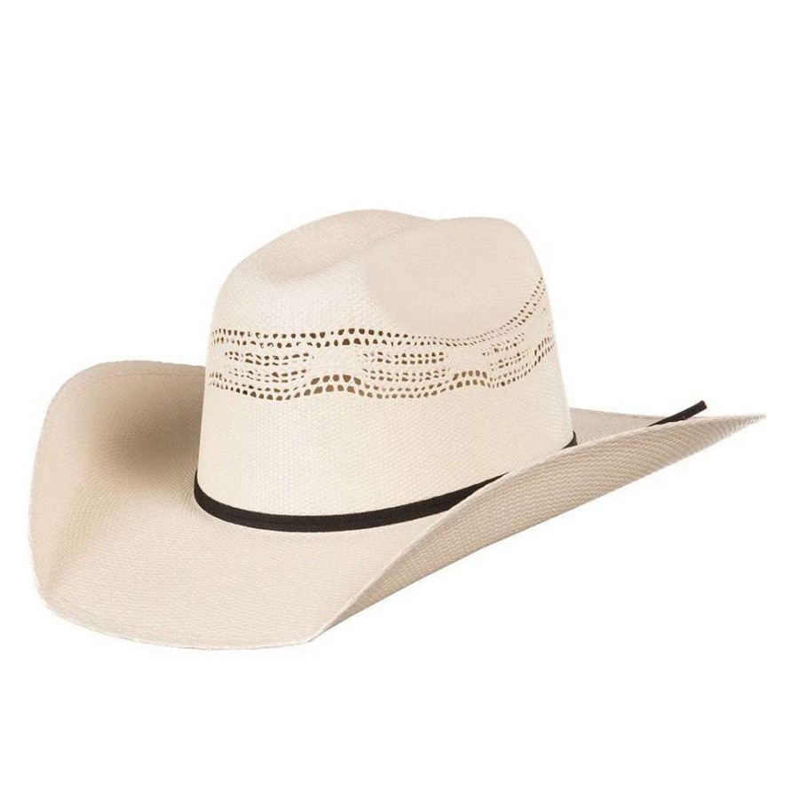 Straw Cowboy Hats * | Atwood Hats Kid`S Large Bangora Straw Hat With Black 2 Cord