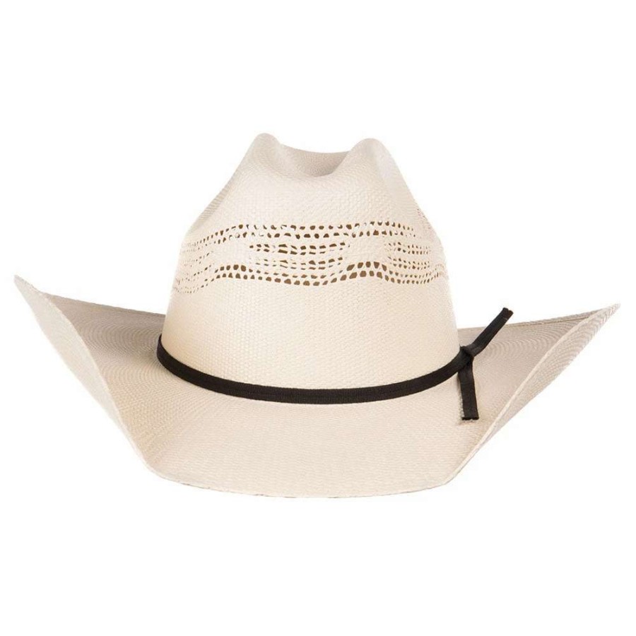 Straw Cowboy Hats * | Atwood Hats Kid`S Large Bangora Straw Hat With Black 2 Cord