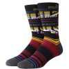 Boots * | Stance Men'S Collision Black Crew Socks