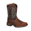 Boots * | Durango Boots Lil Kids Brown Square Toe Western Boot Dwbt049