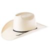 Straw Cowboy Hats * | American Hats Ahc 5604 2 Cord Black Band 4In. Brim Open Crown Straw Cowboy Hat