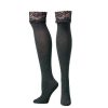 Boots * | Blazin' Roxx Women'S Blazin Roxx Grey Lace Top Boot Socks