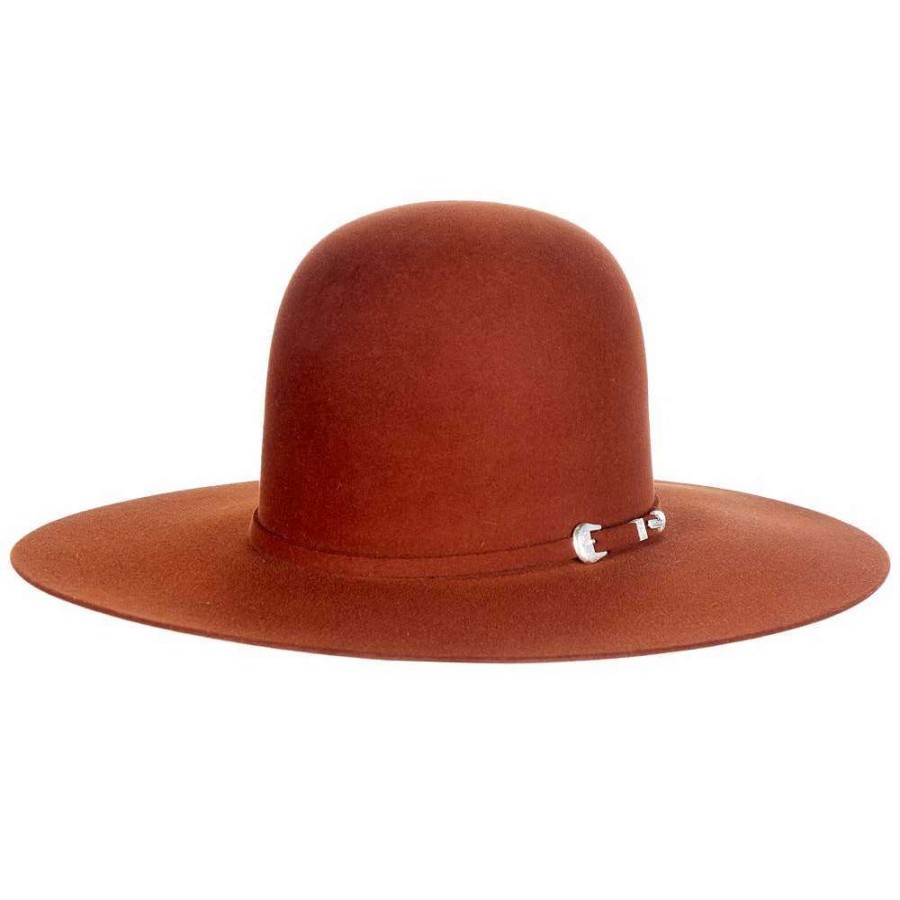 Felt Cowboy Hats * | Resistol 6X Rust Midnight 4 1/4In. Brim Open Crown Felt Hat