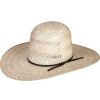 Straw Cowboy Hats * | Rodeo King Rami Open Crown 4-1/2In. Brim Straw Cowboy Hat