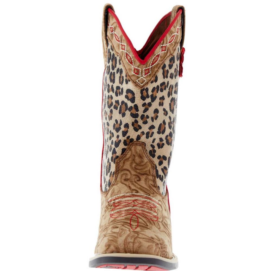 Boots * | Mf Western Products Youth M&F Hannah Leopard Western Boot