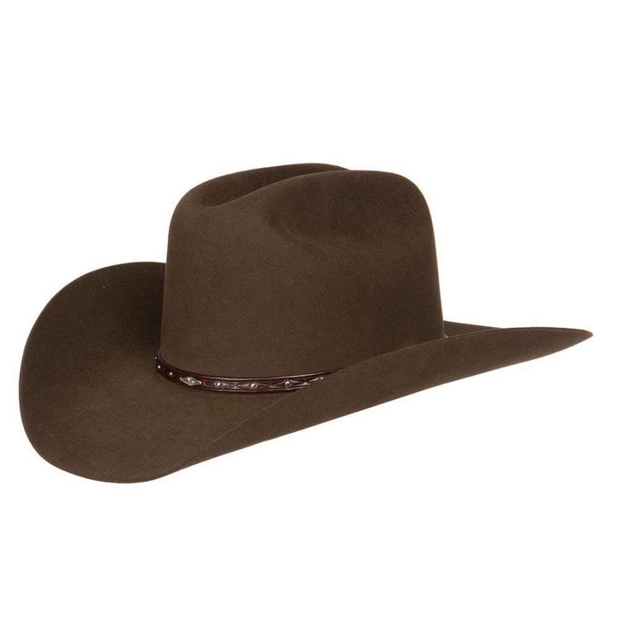 Felt Cowboy Hats * | Resistol 6X Santa Clara Oak 4In. Brim