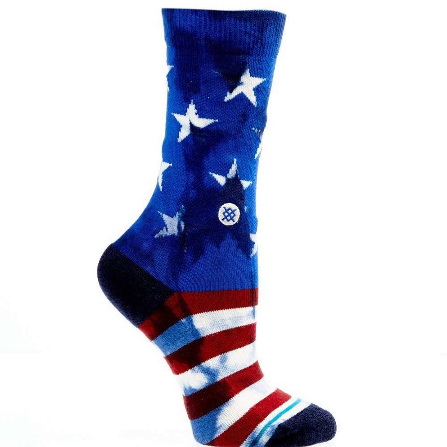 Boots * | Stance Men'S Navy The Banner Crew Socks