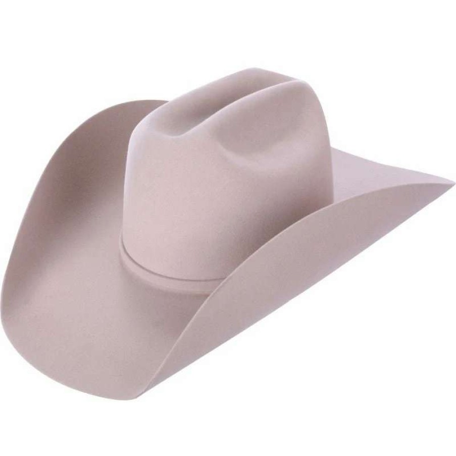 Felt Cowboy Hats * | American Hats 10X Silver Belly Felt Cowboy Hat