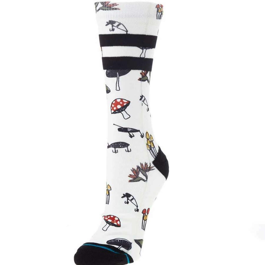 Boots * | Stance Men'S Off White Nice Catch Crew Socks