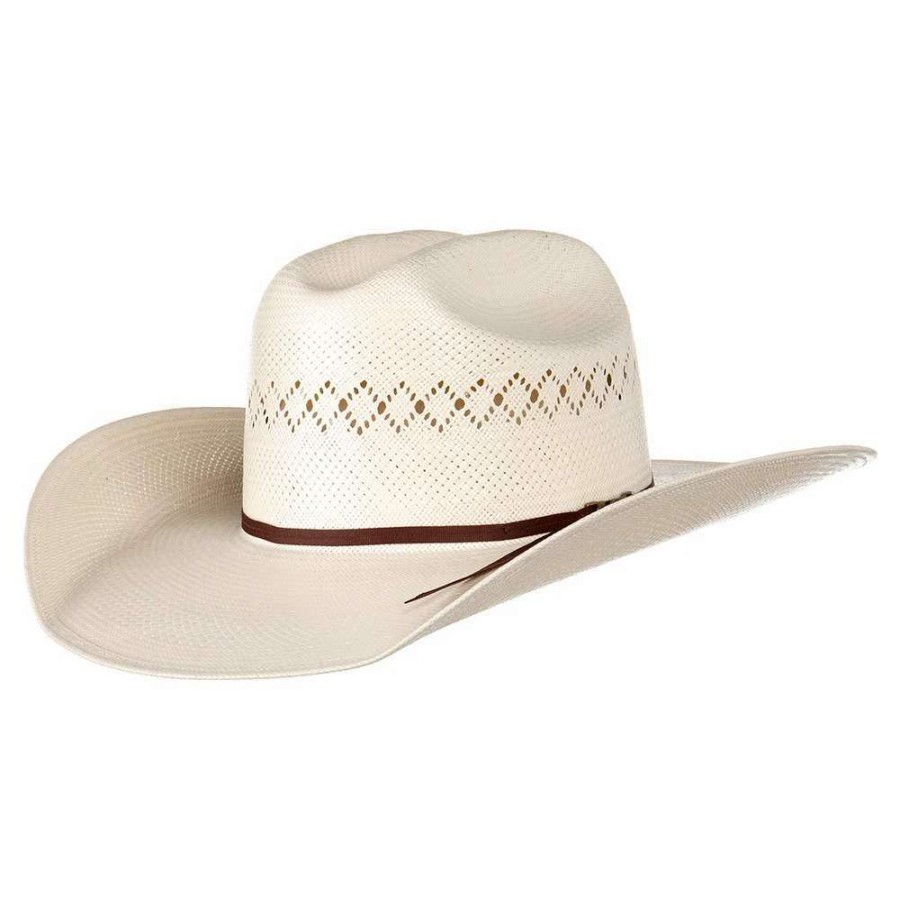 Straw Cowboy Hats * | American Hats American Hat Co Ivory 8400 4 1/4In. Brim Rancher Crease Straw Cowboy Hat