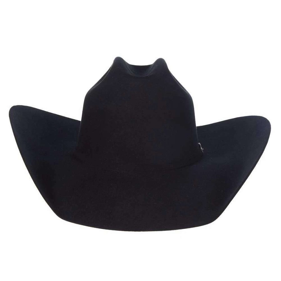 Felt Cowboy Hats * | Resistol 30X Black Rough N Ready 4 1/2In. Brim Felt Cowboy Hat