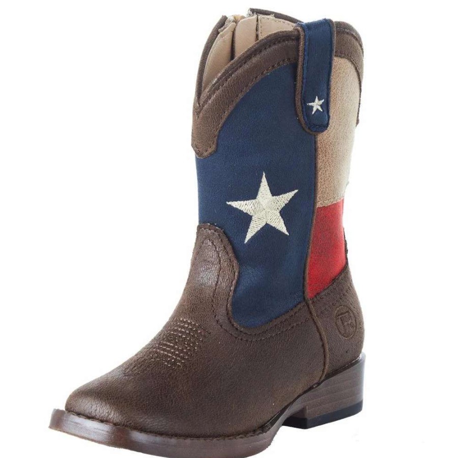 Boots * | Roper Toddlers Lone Star Square Toe Boot