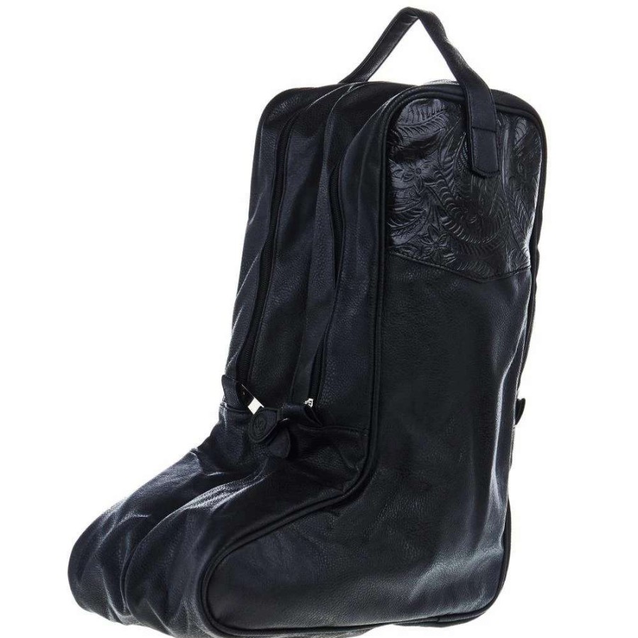 Boots * | Mf Western Products Black Boot Bag