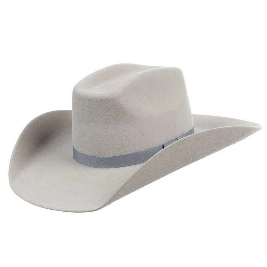 Kids' Cowboy Hats * | Mf Western Products M&F Kids Silver Belly Precreased Wool Cowboy Hat