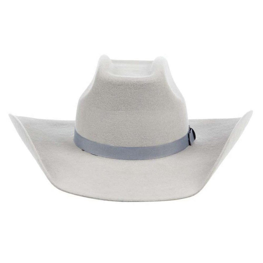 Kids' Cowboy Hats * | Mf Western Products M&F Kids Silver Belly Precreased Wool Cowboy Hat