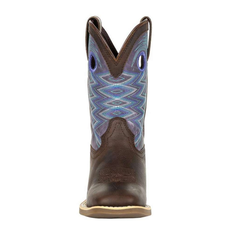 Boots * | Durango Boots Rebel Pro Youth Amethyst Square Toe Boot