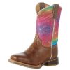 Boots * | Tin Haul Footwear Kids Rainbow Sparkles Cowgirl Boot