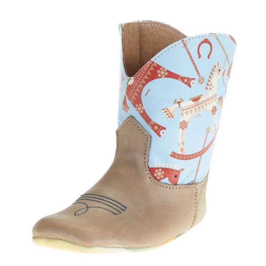 Boots * | Tin Haul Footwear Infant Cowbaby Lil Toy Horse Boots