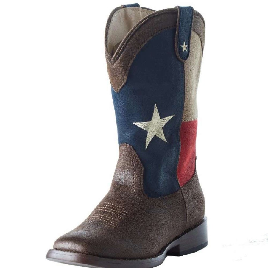 Boots * | Roper Kids Lone Star Square Toe Boot