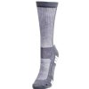 Boots * | Nestery Hoisery Unisex Ariat Venttex Grey 2Pk Mid Calf Performance Socks