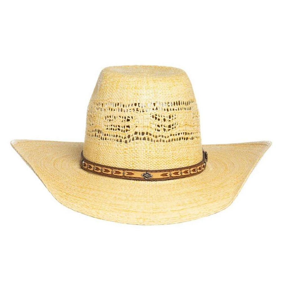 Kids' Cowboy Hats * | Mf Western Products Youth Twister Toast Bangora Cool Hand Luke Precreased Straw Hat