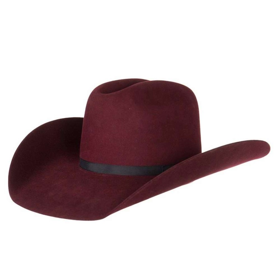 Felt Cowboy Hats * | Rodeo King 7X Merlot 4 1/2In. Brim