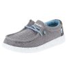 Boots * | Heydude Youth Hey Dude Wally Sox Sharkskin Casual Shoe