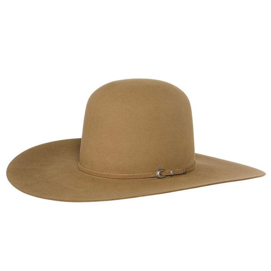 Felt Cowboy Hats * | Rodeo King 7X Pecan 5In. Brim Open Crown Felt Cowboy Hat