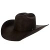 Felt Cowboy Hats * | Jw Brooks Custom Hats 50X Pecan Smoke 4 1/2In. Brim Felt Cowboy Hat