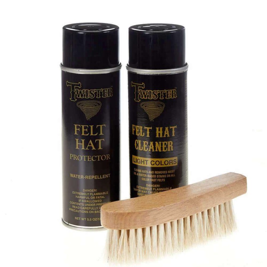 Hat Care & Accessories * | Mf Western Products M&F Scout Felt Hat Care Kit For Light Colors