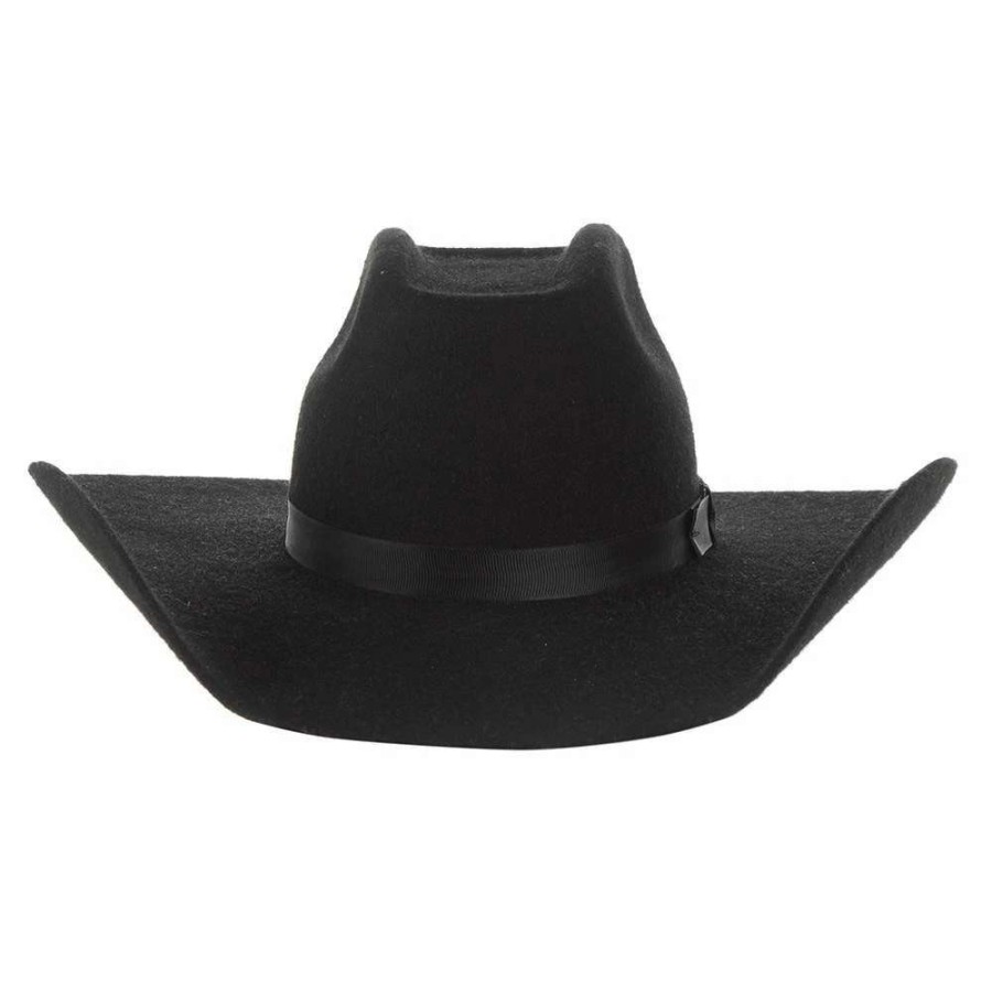 Kids' Cowboy Hats * | Mf Western Products M&F Kids Grey Precreased Wool Cowboy Hat